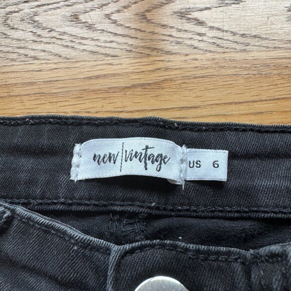 New Vintage Black Flare Jeans US Size 6 - Picture 5 of 13